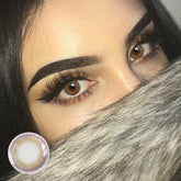 Adriene Pink Coloured Contact Lenses