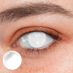 Halloween White out Coloured Contact Lenses
