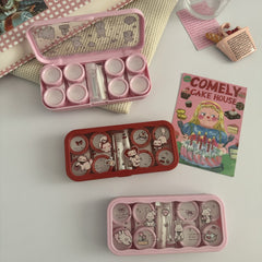 Sweet Bunny Garden Coloured Contact Lens Case