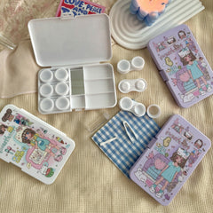SweetHeart Girl Coloured Contact Lens Case