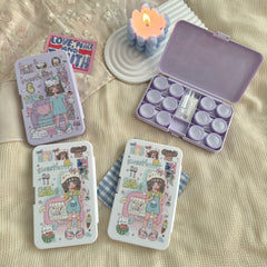 SweetHeart Girl Coloured Contact Lens Case
