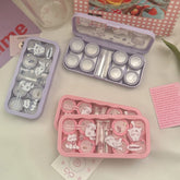 Summer With Cats Coloured Contact Lens Case