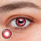Vega Red Coloured Contact Lenses