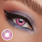 Cosplay Fairy Rose Pink Coloured Contact Lenses
