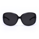 Anna Oversized Black Sunglasses
