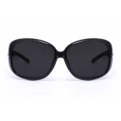 Anna Oversized Black Sunglasses