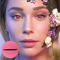 Cosplay Demon Slayer KamadoNezuko Rose Coloured Contact Lenses