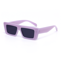Yolanda Rectangle Purple Sunglasses