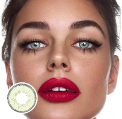 Olivia Aqua Green Coloured Contact Lenses