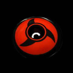 Cosplay NARUTO Mangekyou Red Prescription Coloured Contact Lenses