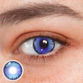 Cosplay Butterfly Blue Coloured Contact Lenses