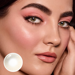 Hidrocor Ocre Brown Prescription Coloured Contact Lenses