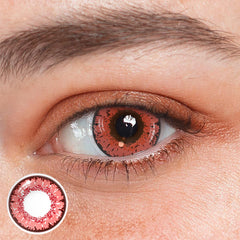 Cosplay Queen Dark Pink Coloured Contact Lenses