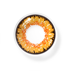 Cosplay Queen Yellow Brown Coloured Contact Lenses