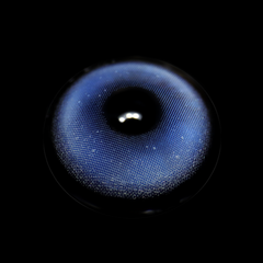 Cosplay Gold Rim Blue Coloured Contact Lenses