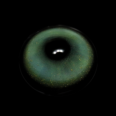 Cosplay Gold Rim Green Coloured Contact Lenses