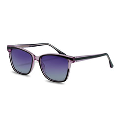 Nair Rectangle Purple Sunglasses