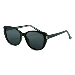Naomi Oversized Black Sunglasses