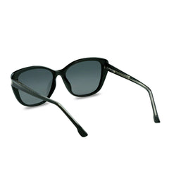 Naomi Oversized Black Sunglasses