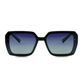 Maite Rectangle Black Sunglasses