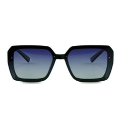 Maite Rectangle Black Sunglasses
