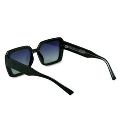 Maite Rectangle Black Sunglasses