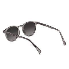 Katie Retro Round Silver Sunglasses