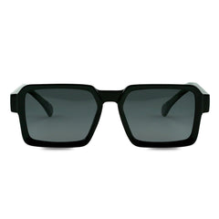 Julianne Rectangle Black Sunglasses
