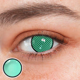 Cosplay Mesh Green Coloured Contact Lenses