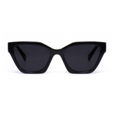Adrienne Cat eye Black Sunglasses