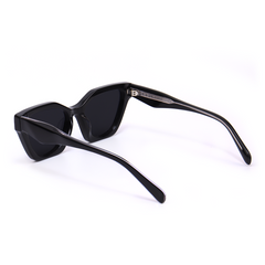 Adrienne Cat eye Black Sunglasses