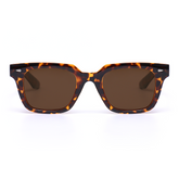 Thelma Retro Square Tortoiseshell Sunglasses