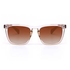 Brenda Retro Square Yellow Sunglasses