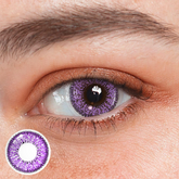 Cosplay Succubus Purple Coloured Contact Lenses