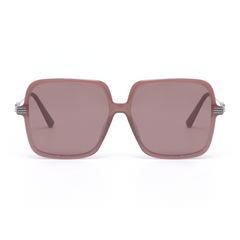 Alexandra Geometric Pink Sunglasses