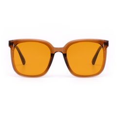 Anita Oversized Orange Sunglasses