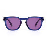 Alana Retro Round Blue Sunglasses