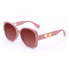 Seraphina Oversized Pink Sunglasses