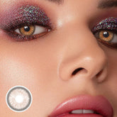 Madonna Love Letter Brown Coloured Contact Lenses