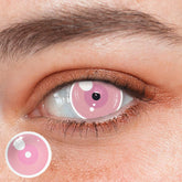 Cosplay Demon Slayer Nezuko Light Pink Coloured Contact Lenses