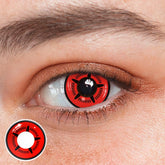 Cosplay NARUTO Obito Red Coloured Contact Lenses