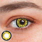 Cosplay Cyberpunk Yellow Coloured Contact Lenses