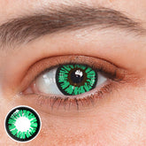 Cosplay Cyberpunk Green Coloured Contact Lenses