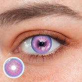 Cosplay Fallen Angel Purple Coloured Contact Lenses
