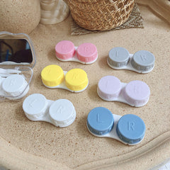 Cute Cartoon Colored Contact Lens Case