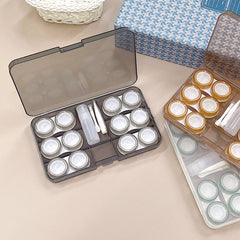 6 Pairs Colored Contact Lens Case