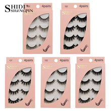 3D Cat Eye 10 Piece Mink Hair Eyelashes