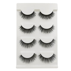 New Natural Slim 4 Piece G102 Mink Hair Eyelashes