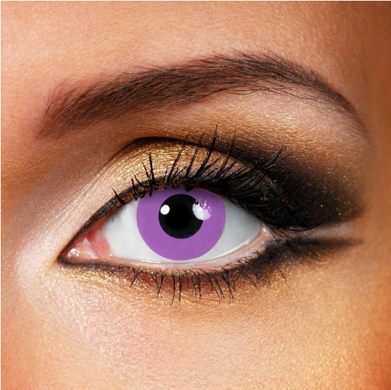 Cosplay Grey violet block Purple Coloured Contact Lenses