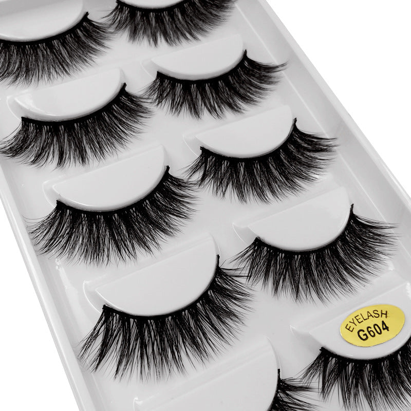 Mink Hair 10 Piece Mink Hair Eyelashes